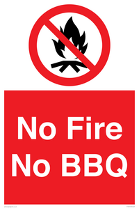 No Fire No BBQ